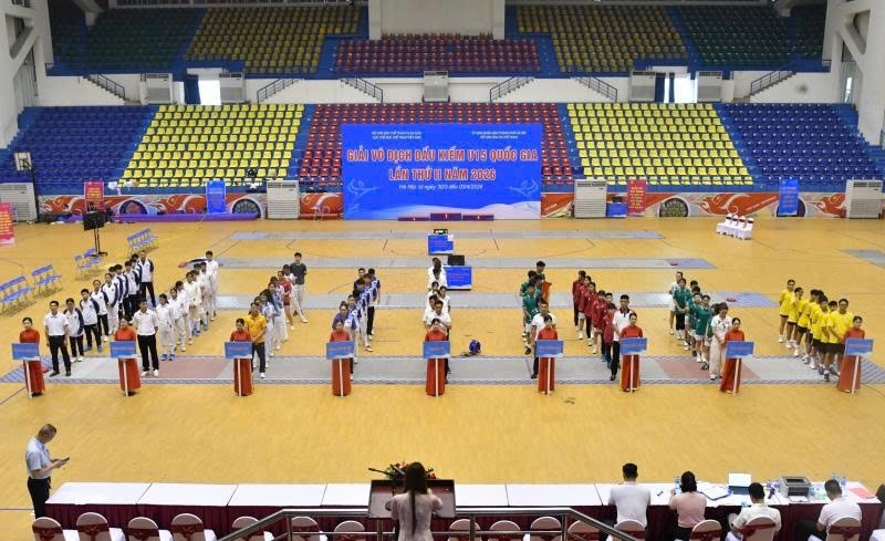 Giải đấu kiếm U15 quốc gia 2026: Nơi ươm mầm thế hệ vàng